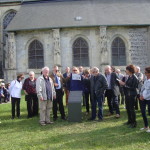 inauguration de la plaque Dumas près de l'église Saint-Aubin de Neuville-les-Dieppe (5)