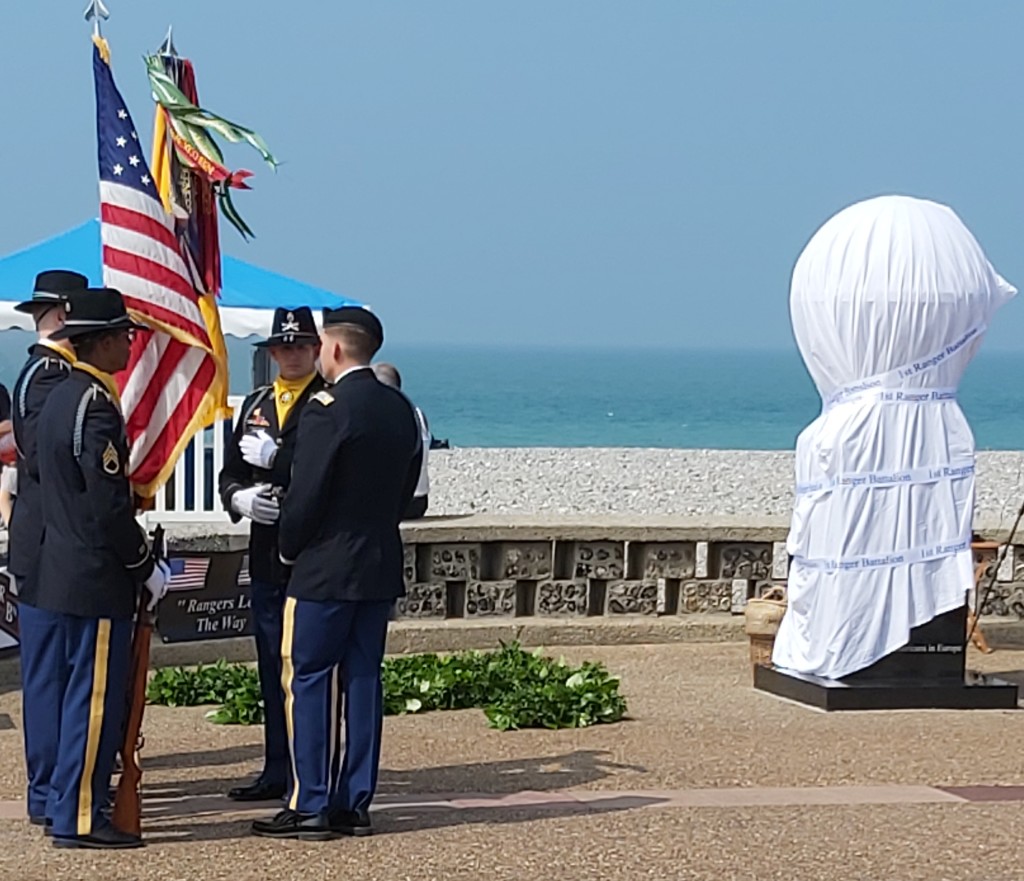 inauguration nouvelle stèle pour les US Rangers (1)